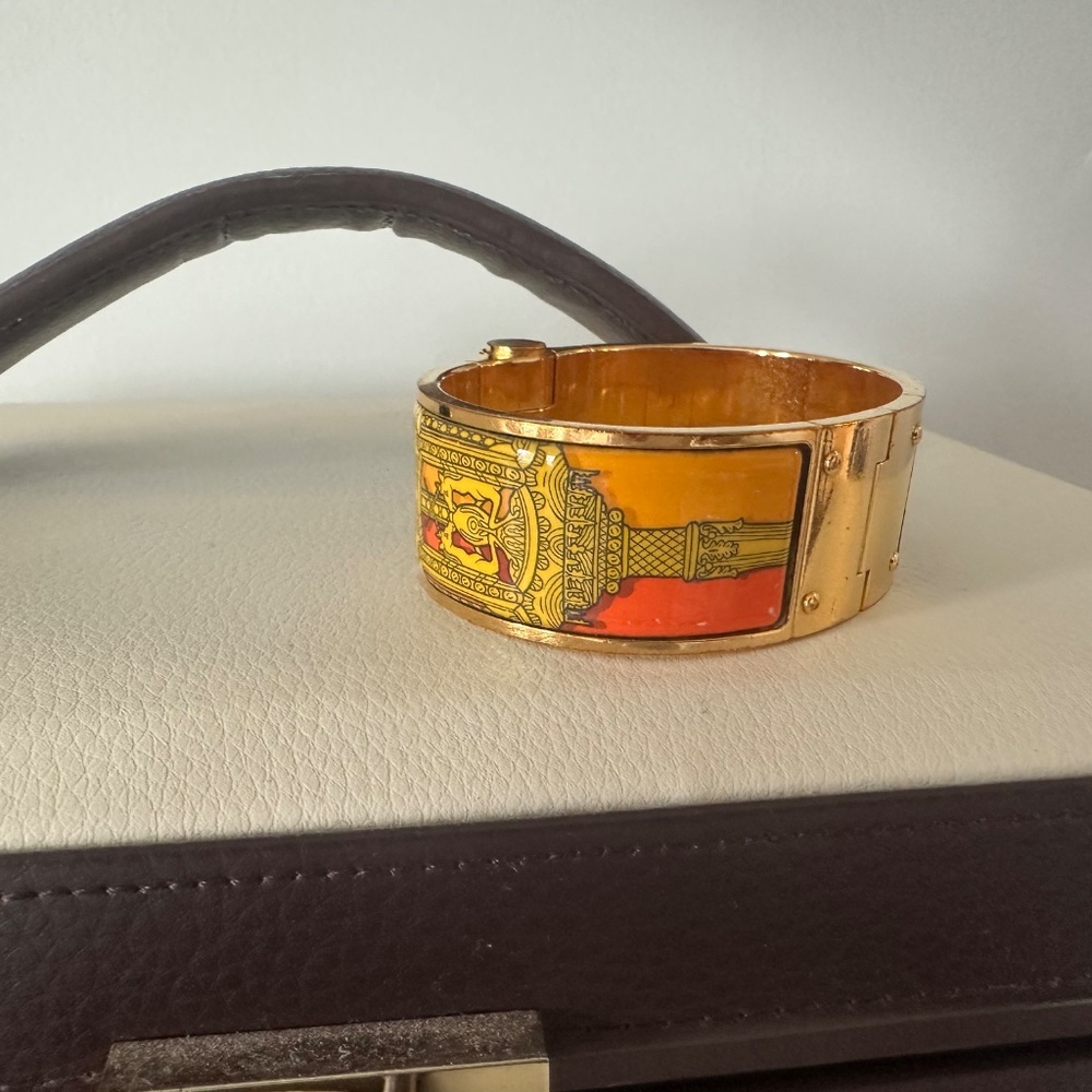 Hermes hinged bracelet - Picture 3 of 7